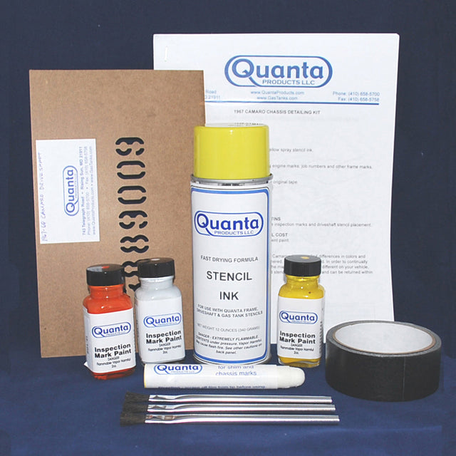 1967 Camaro Chassis Detailing Kit