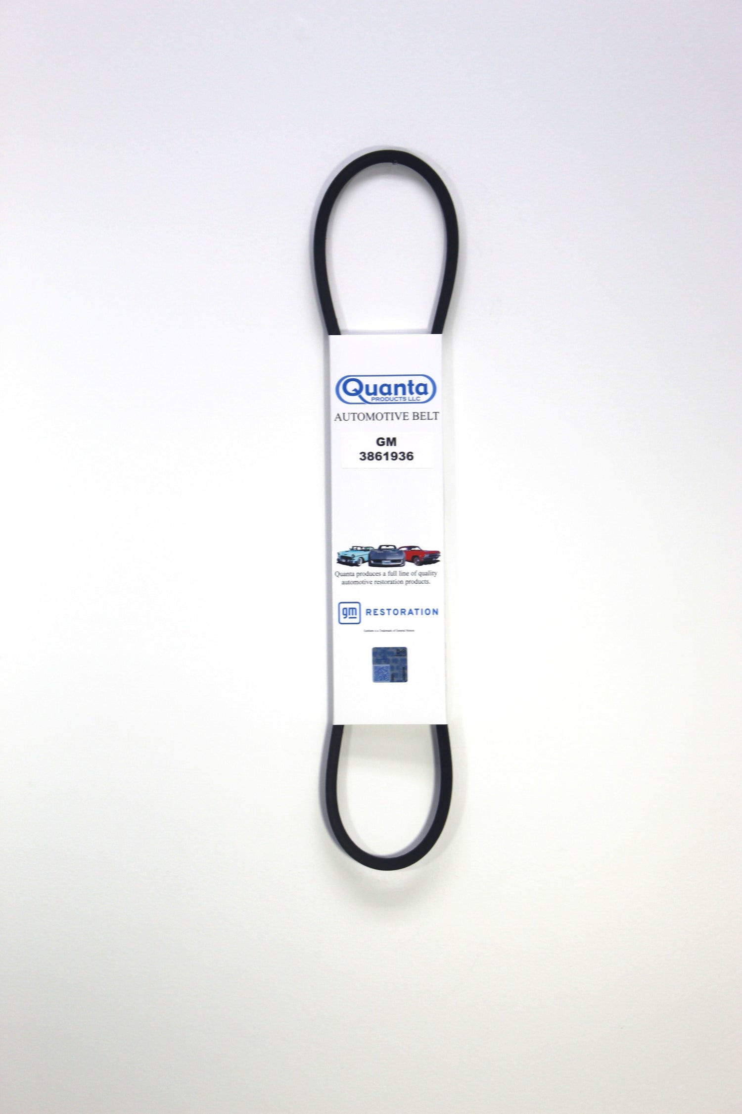 1966 - 1967 Corvette Power Steering Belt, S.B. 350 HP w/o AC