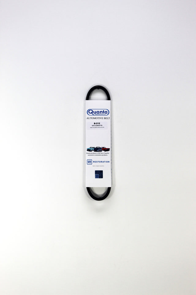 1973 Corvette Water Pump Belt, 350 CI w/o AC and/or PS