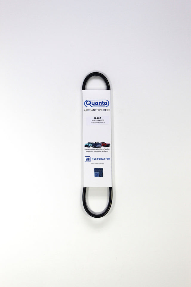 1974 Corvette Power Steering Belt, 350 CI w/ AC