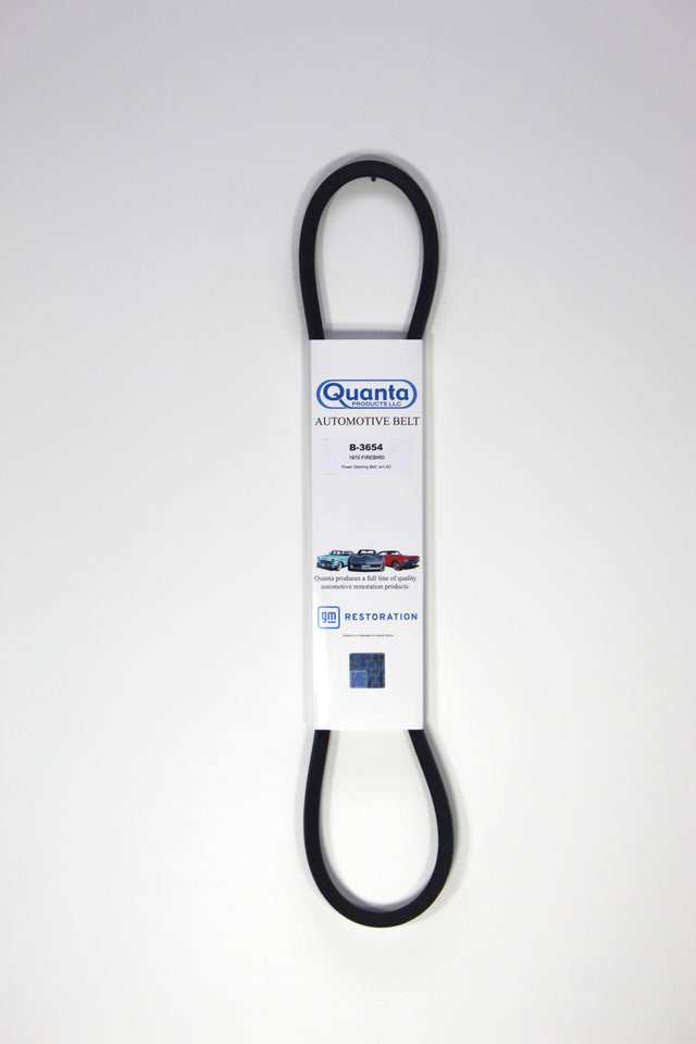 1970 Firebird Power Steering Belt, V-8 w/o Air Conditioning