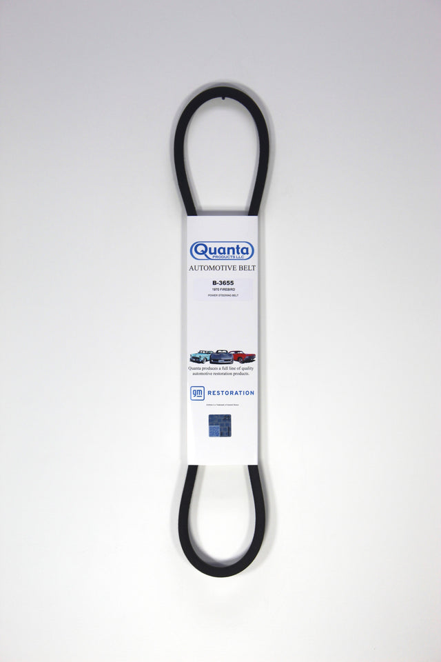 1970 Firebird Power Steering Belt, V-8 w/Air Conditioning