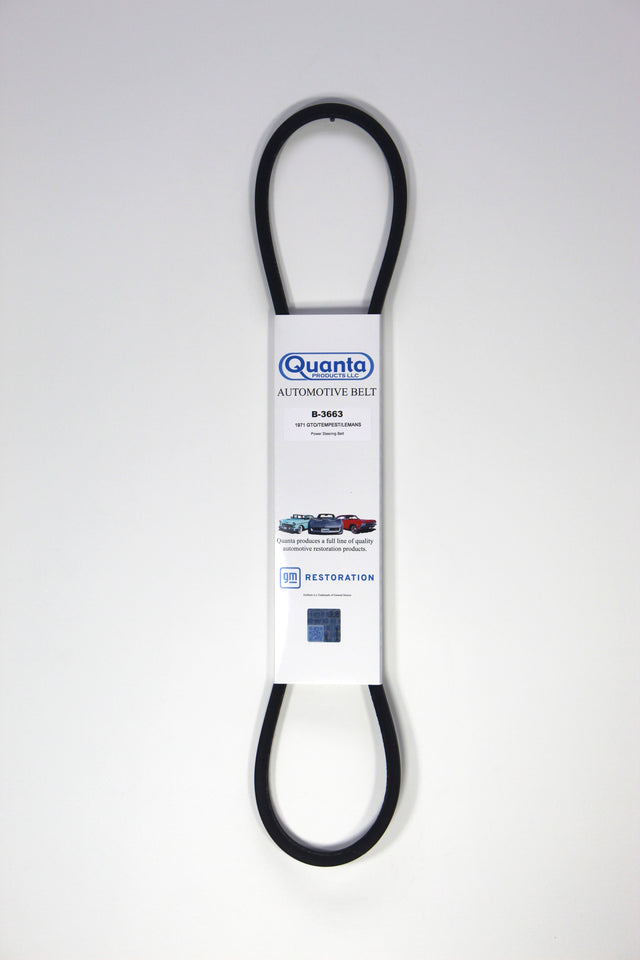 1971 GTO/Tempest/Lemans/Firebird Power Steering Belt, (50-1/2" belt)