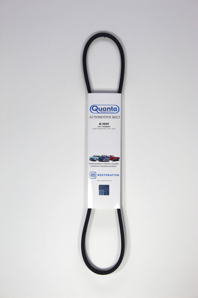 1971 Firebird Power Steering Belt, V8, Except 455HO