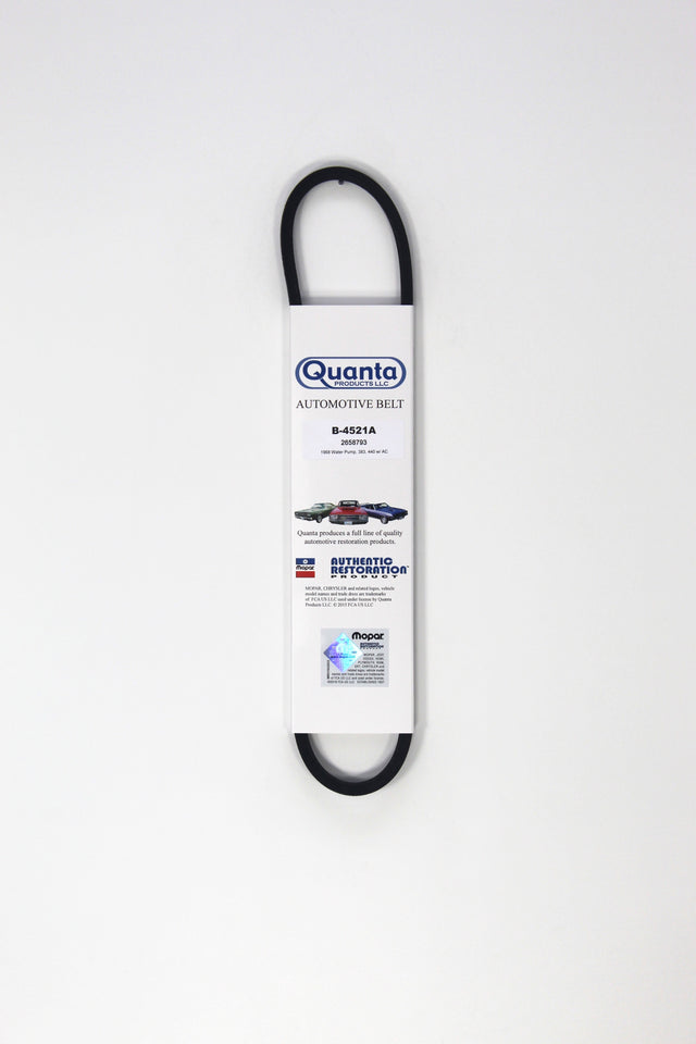 1968 Mopar Water Pump Belt, 383, 440, w/ AC