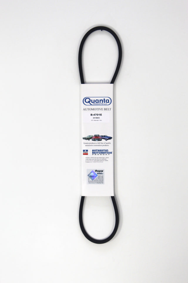 1971 Mopar Alternator Fan Belt 318, 340, 360, w/o AC