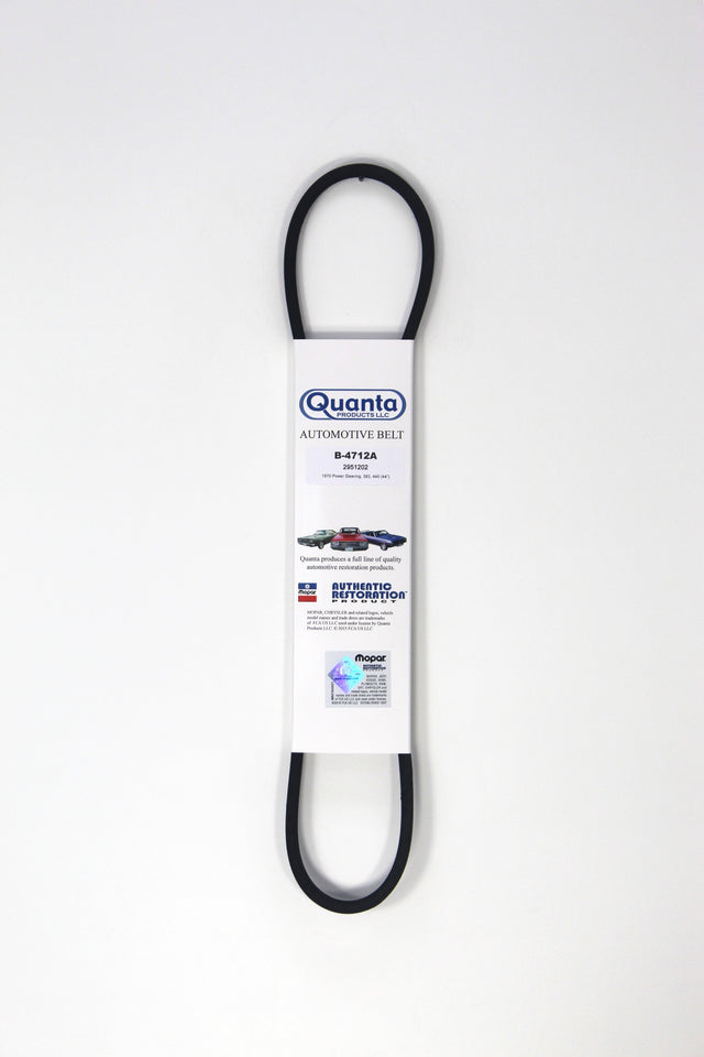1970 Mopar Power Steering Belt, 383, 440 C.I. w/ AC