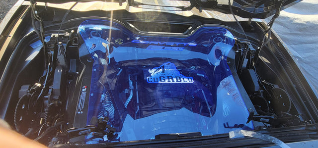 C8 Corvette Hard Top Convertible HTC Clear Engine Cover