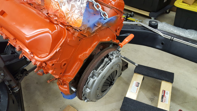 Chevy Engine Orange Enamel Spray Paint