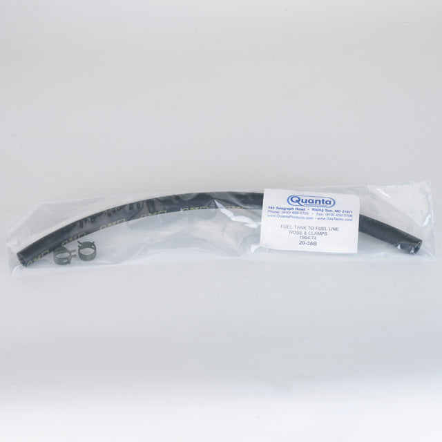 1963 Corvette Sending Unit to Fuel Line Hose w/Clamps