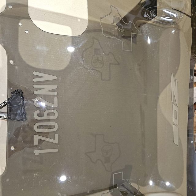 C8 Corvette Hard Top Convertible HTC Clear Engine Cover